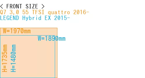 #Q7 3.0 55 TFSI quattro 2016- + LEGEND Hybrid EX 2015-